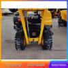 Gas-Powered Snow Sweeper: Hand-Push Roller Brush for Community, Property, and Greenhouse Snow Removal.