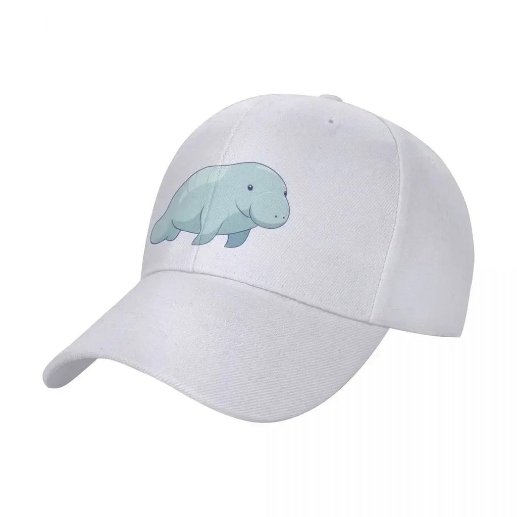 Cute Dugong Baseball Cap Birthday Gentleman Hat Snapback Cap Big Size Hat Men Luxury Brand Womens