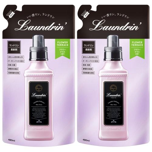 Laundrin' Fabric Softener Refill, Flower Terrace, 2-Pack