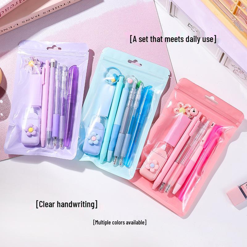 Colorful Macaron Stationery Set: 8-Piece Back-to-School Gift for Students