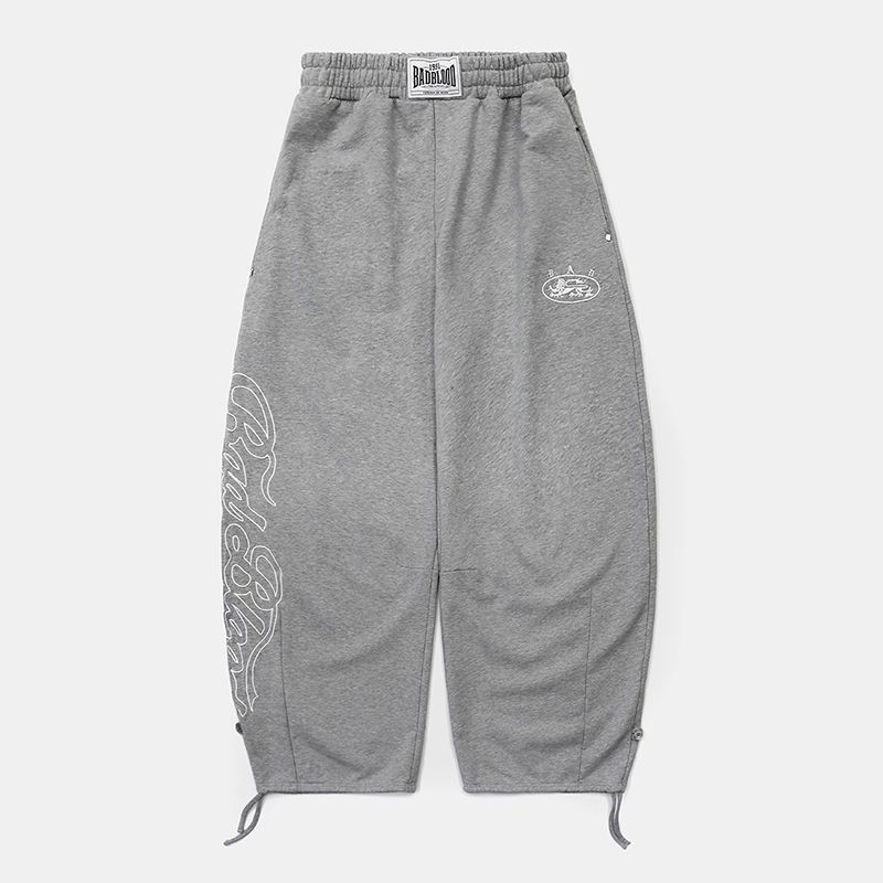 

Badblood American vintage Sports Loose Camouflage Casual Pants Women s Niche Design Street Wide Leg Pants Gray M