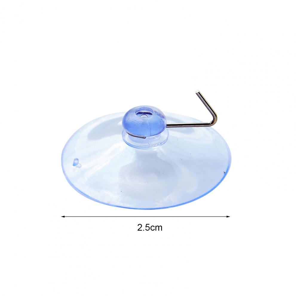 20PCS Casement Suction Cups With Metal Hooks Hanger Hanging Hook Sucker Cup Door Wall Hangers Hooks Suction Heavy Load