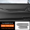 Carbon Fiber Interior Upgrade Overlay Covers For Ford Ranger Wildtrak T9 2023-2025 Rear Air Outlet Center Gear Shift Panel