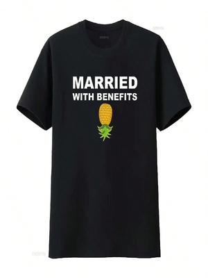 Married With Benefits Swinger T Shirt Lifestyle Clothing Vintage Washed Unisex Versatile Designer Clothes Comfortable