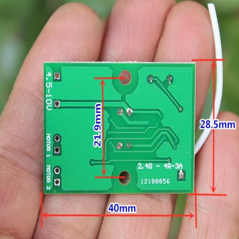 1 Set Toy Car Model Boat Models Tank Diy Remote Controller Accessory 4-Channel 2.4Ghz Wireless Remote Control Receiver Board Kit