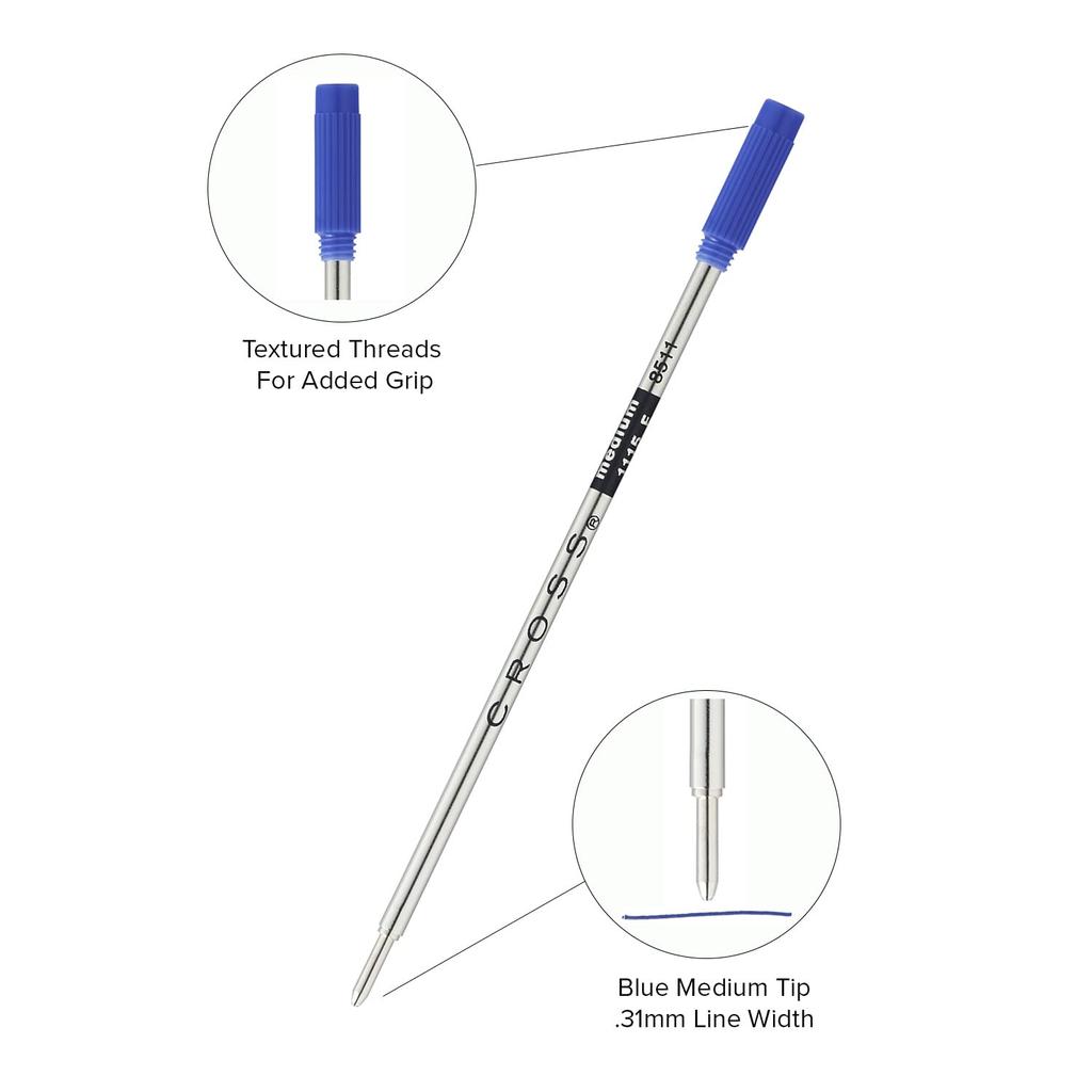 Cross Ballpoint Pen Oil-based Refill M Medium Point 8511 Blue