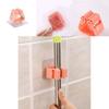 Versatile Wall Mounted Mop Organizer Holder With Durable Non-slip Design For Efficient Storage