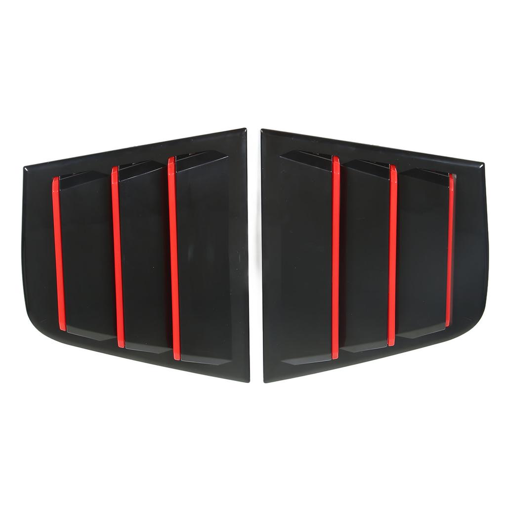 1 Pair Car Side Window Louver ABS Air Vent Scoop Shades Cover Blind Replacement for Dodge Charger 2015‑2022