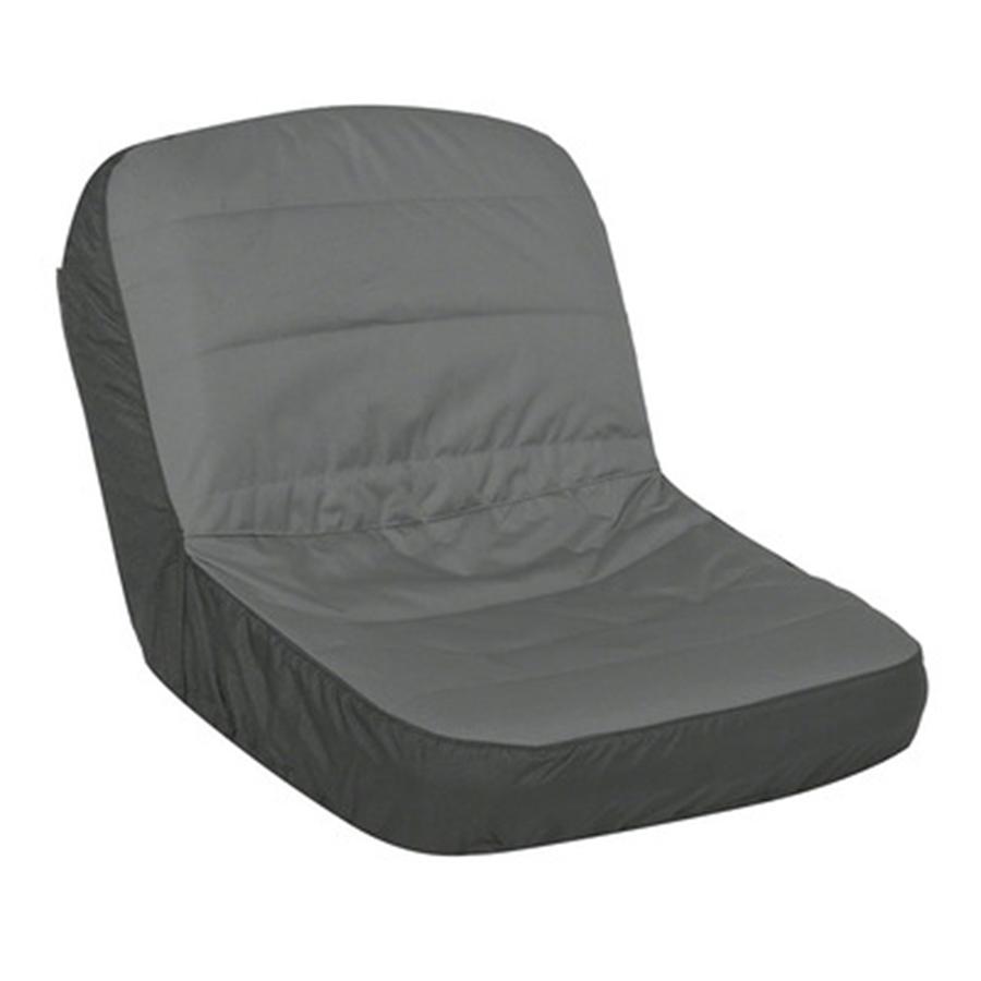 

Waterproof Lawn Mower Tractor Seat Cover, Padded, 35 × 40×50 cm, Black and grey