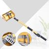 Portable Drywall Master Tool Plaster Leveling Box Tool 9.8 Inches with 40-63.8 Inches Telescopic Handle,Maximum Length 64 Inches