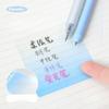 Pearlescent Pull Tab Sticky Notes Waterproof Translucent Study Memo Pads See-Through Reading Highlight Tape Stationery Gifts