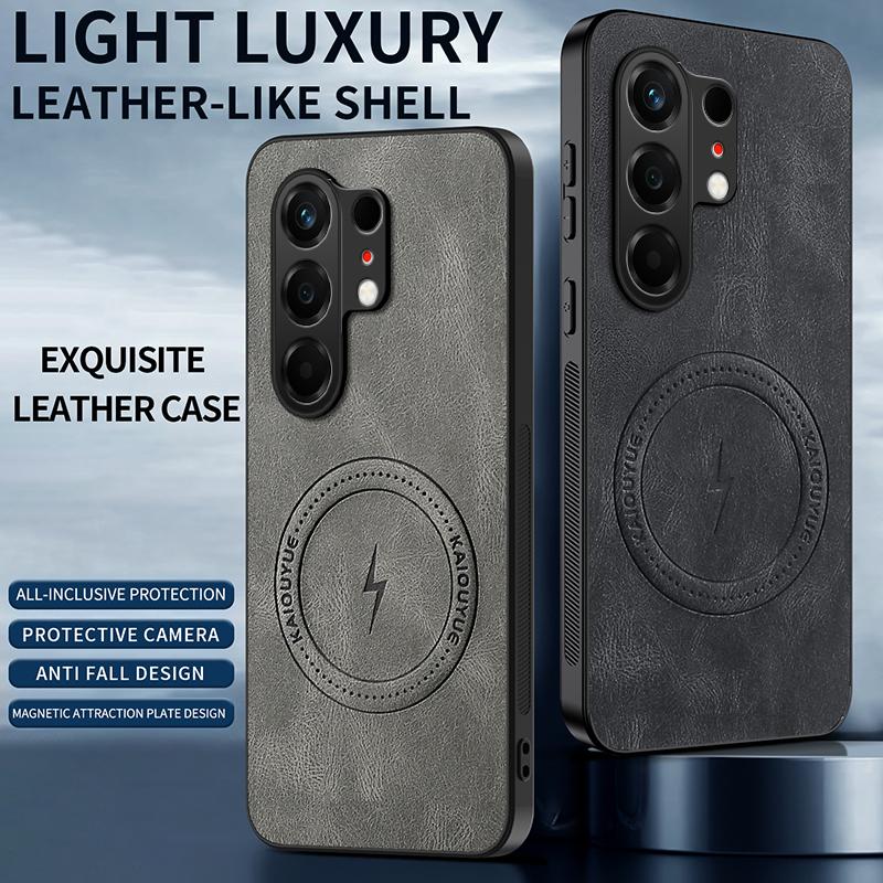 For Tecno Camon 50 Pro 4G/Camon 50Pro 4G Case Simple Stylish Magnetic Suction Luxury PU Leather Skin-friendly Anti-drop Cover