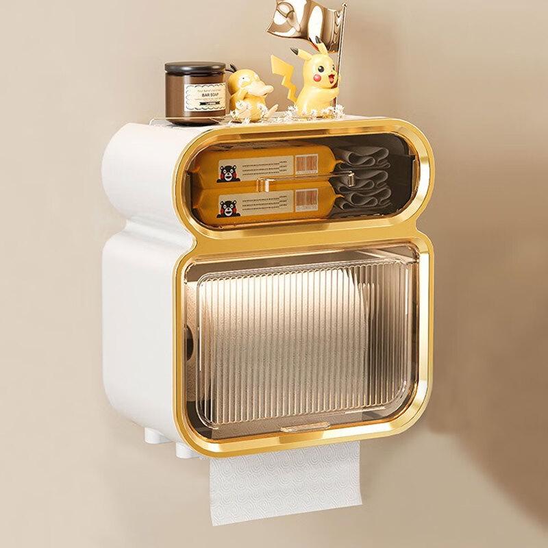 Drill-Free Wall-Mounted Tissue Box