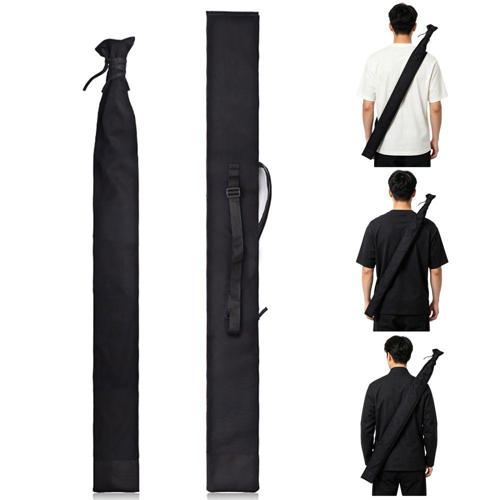 Pogrubiona Torba na Bokken Czarna Torba Samuraja Rekwizyt Kostiumowy Torba do Przenoszenia