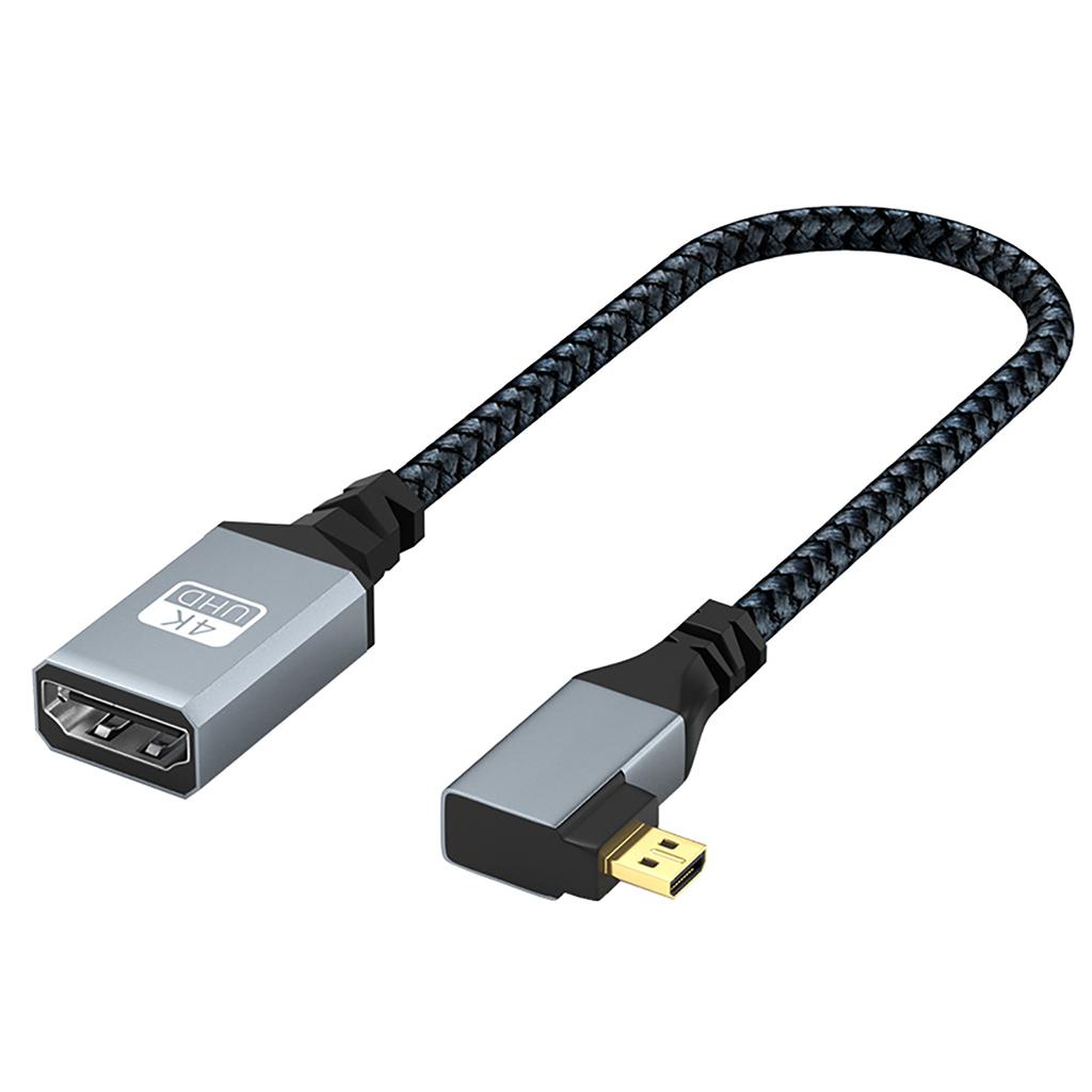 4K60hz Video Cord Micro HDMI to HDMI Cable 3840x2160P for Video Streaming Line Extension 3840x2160P