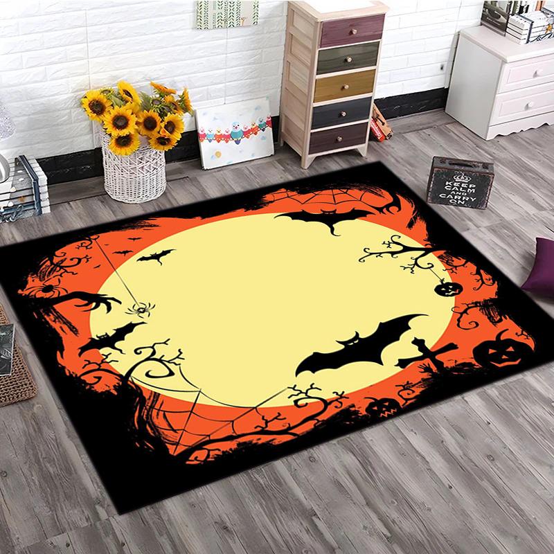 1PC Halloween theme Rug - home decoration Carpet For Living Room Bedroom Flooring Computer Chair Area Rug