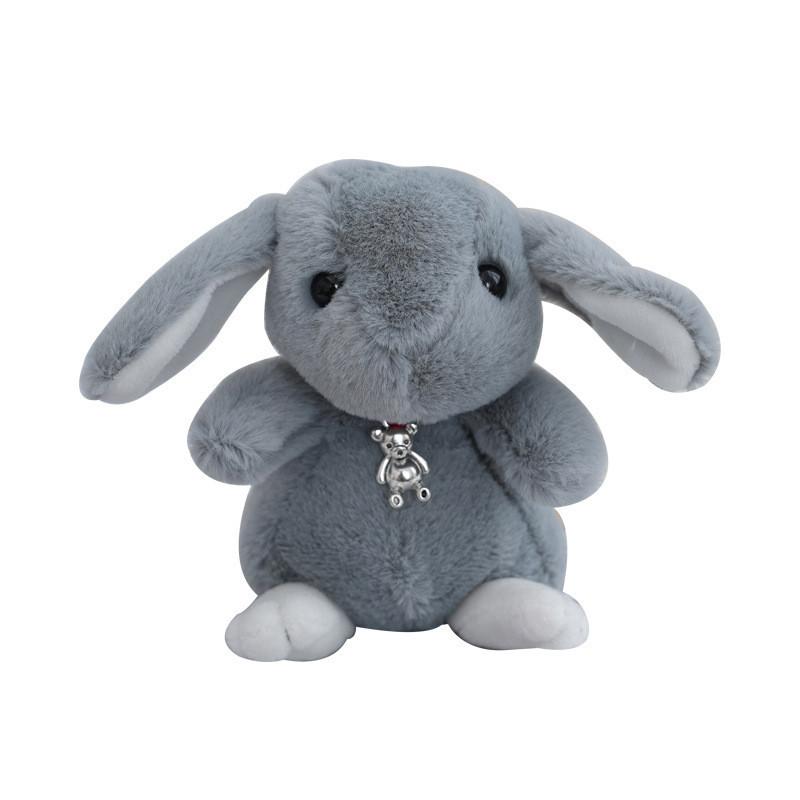 Adorable Pink Long-eared Bunny Plush Toy Cuddly Stuffed Rabbit Gift For Girls