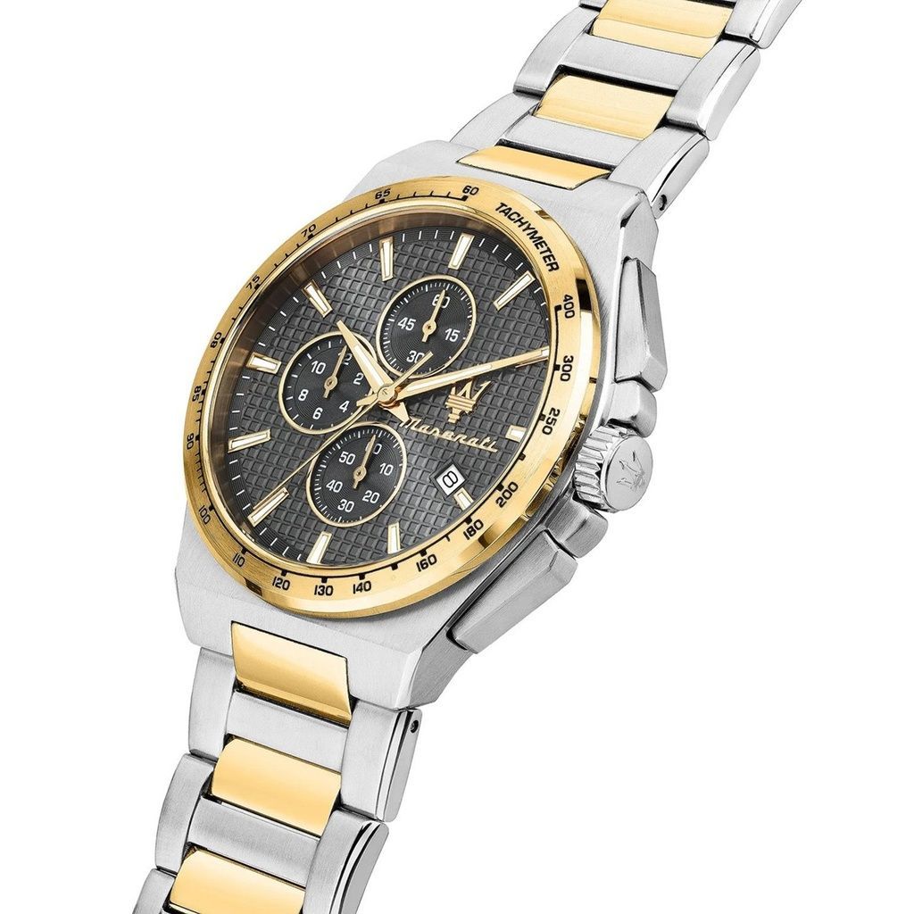 Maserati Velocita Chronograph Stainless Steel Grey Dial Quartz R8873653002 Men's Watch
