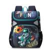 Kids 3D Cartoon Backpack School Lightweight Ergonomic Dual-Shoulder Bag With Reflective Safety Stripes Nylon Grades 1-2