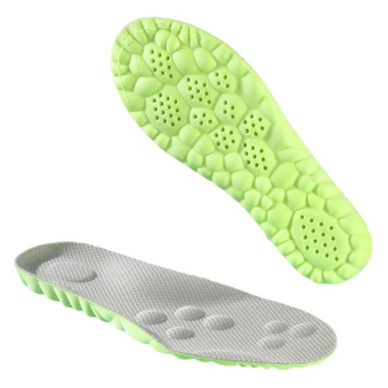 1 Pair Memory Foam Kids Insoles Breathable Moisture-Absorbing Sports Insole Shock Absorption Insoles for Boys Girls