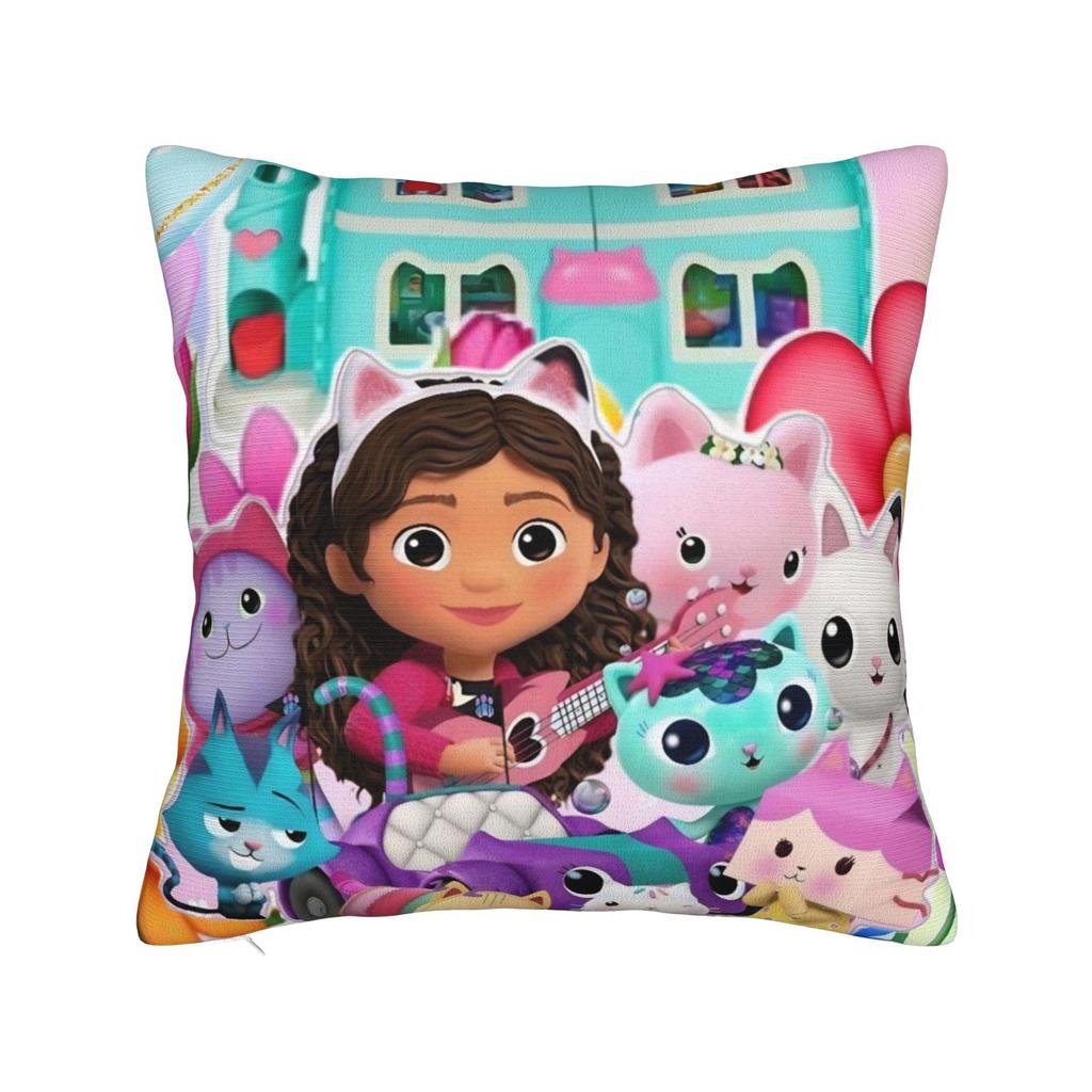 Decorative Pillow Covers G-Gabbys Girl Dollhouse Merch Living Room  Throw Pillow Case Cover Square Multi Size
