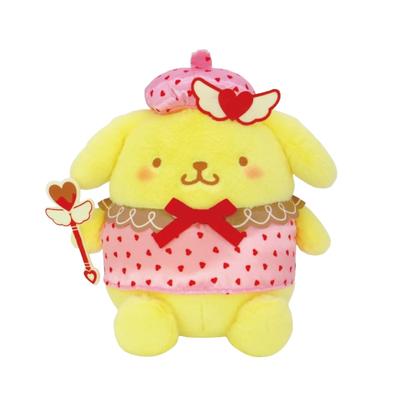 Nakajima Corporation Personaggi Sanrio Cuore Magico Pompompurin Peluche S 205179-24 H21,5 x L23,5 x P15,5cm