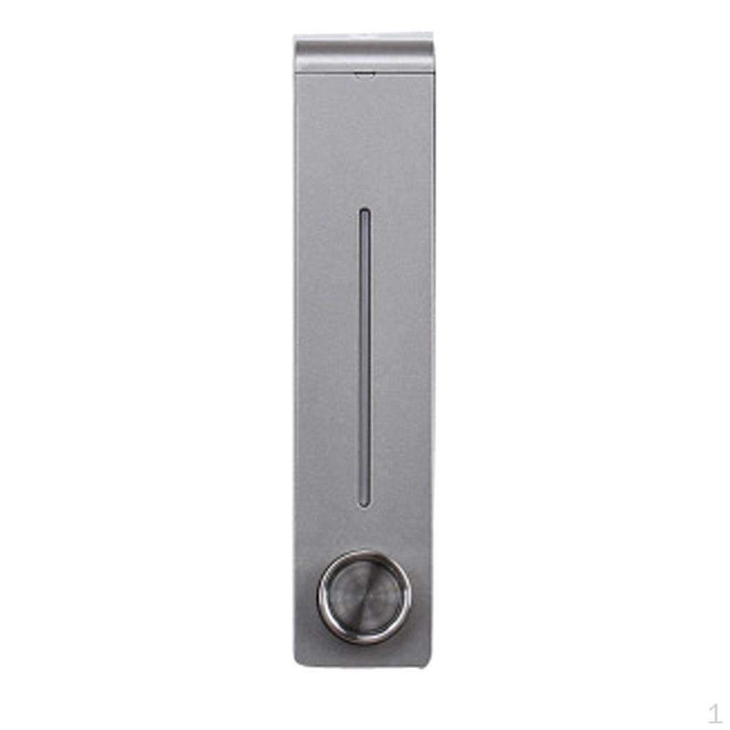 Dispenser 320ml x 1 Chamber- Wall Mounted Shower Soap - Holds Conditioner Gel Matte Grey