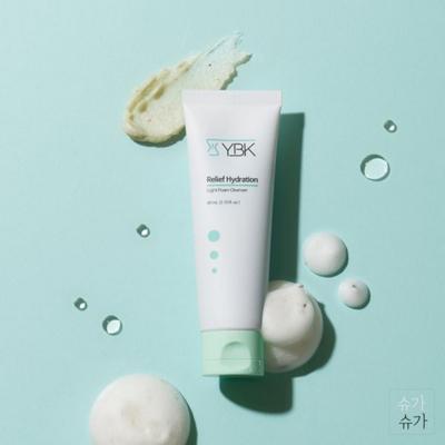 YBK 1+1 YBK Lekki piankowy żel do mycia twarzy nawilżająco-łagodzący 80 ml x 1