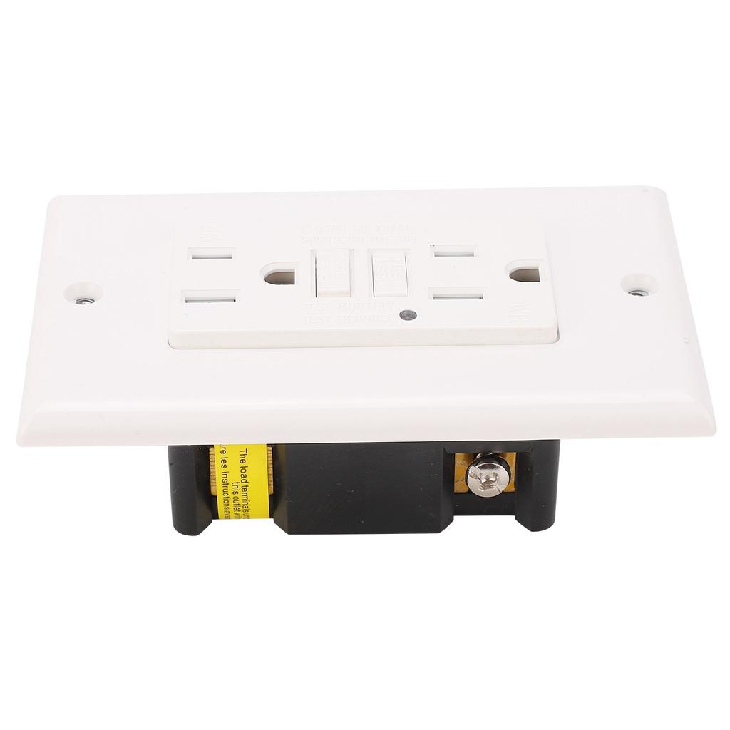 Switch Socket Smart Leakage Detection US Standard Ground Fault Outlet AC125V LD‑3008C