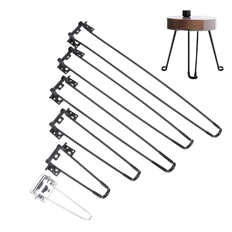 1 Pezzo Gambe Pieghevoli per Mobili Gambe Tavolo in Metallo Fai da Te Panchina per Casa Scrivania da Pranzo Tavolino da Letto Accessori Piedini