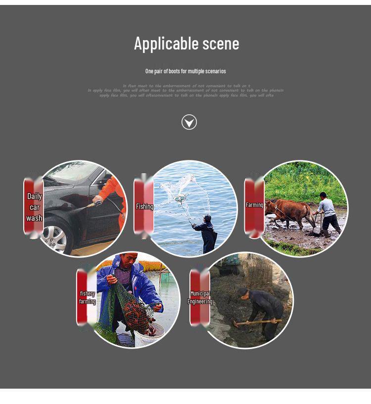 Unisex Ultra-Light EVA Cotton Rain Boots: Non-Slip, Oil-Resistant Footwear for Cold Storage, Fishery, and Food Industry.