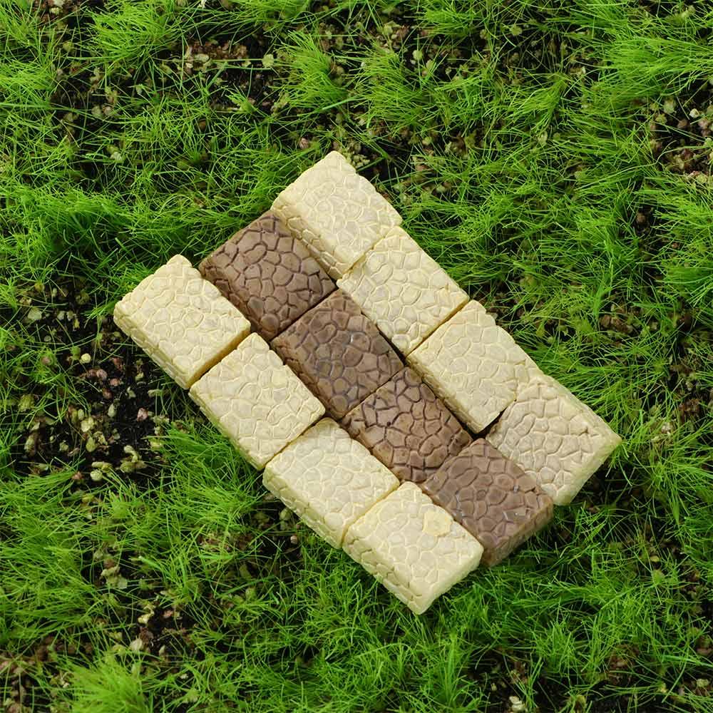 

DIY квадратная статуя лестница бонсай тротуар ремесло из смолы микро пейзаж камень миниатюрный садовый орнамент