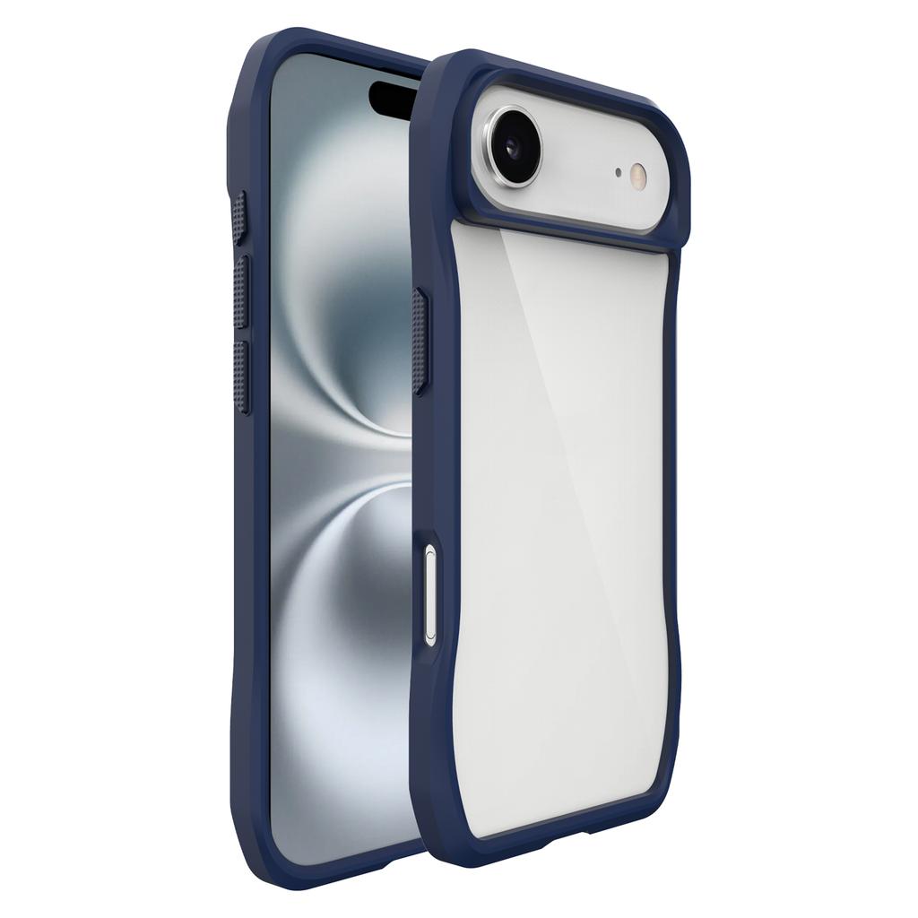 For iPhone 17 Air Case Anti-Scratch TPU+PC Hybrid Phone Cover