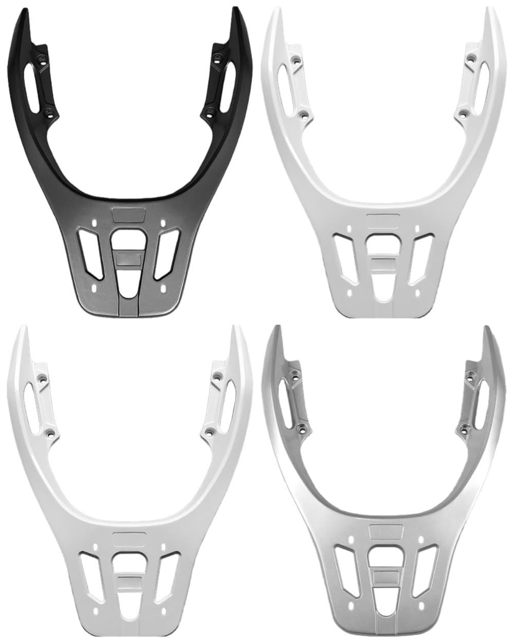 

Багажник для мотоцикла LumoLight, Багажная полка для мотоцикла, Запчасти для расширения Forza 350, Багажник для верхнего кофра (Серебряный) серебряный