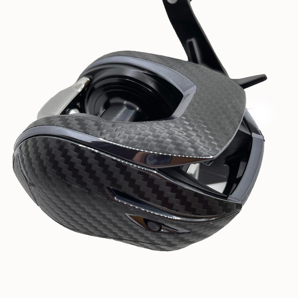 CUSTOM Custom Decal for YOROI 23IMZ 200 Baitcasting Reel SEAT.JP (Black, Left-Handed)