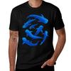 Shark Whale Pattern Tshirt Standard Fit Solid Tee Shirt