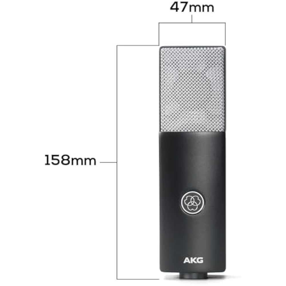 AKG (Arker Game) C104 Side Address Condenser Microphone [For Vocal Recording/Musical Instrument R...