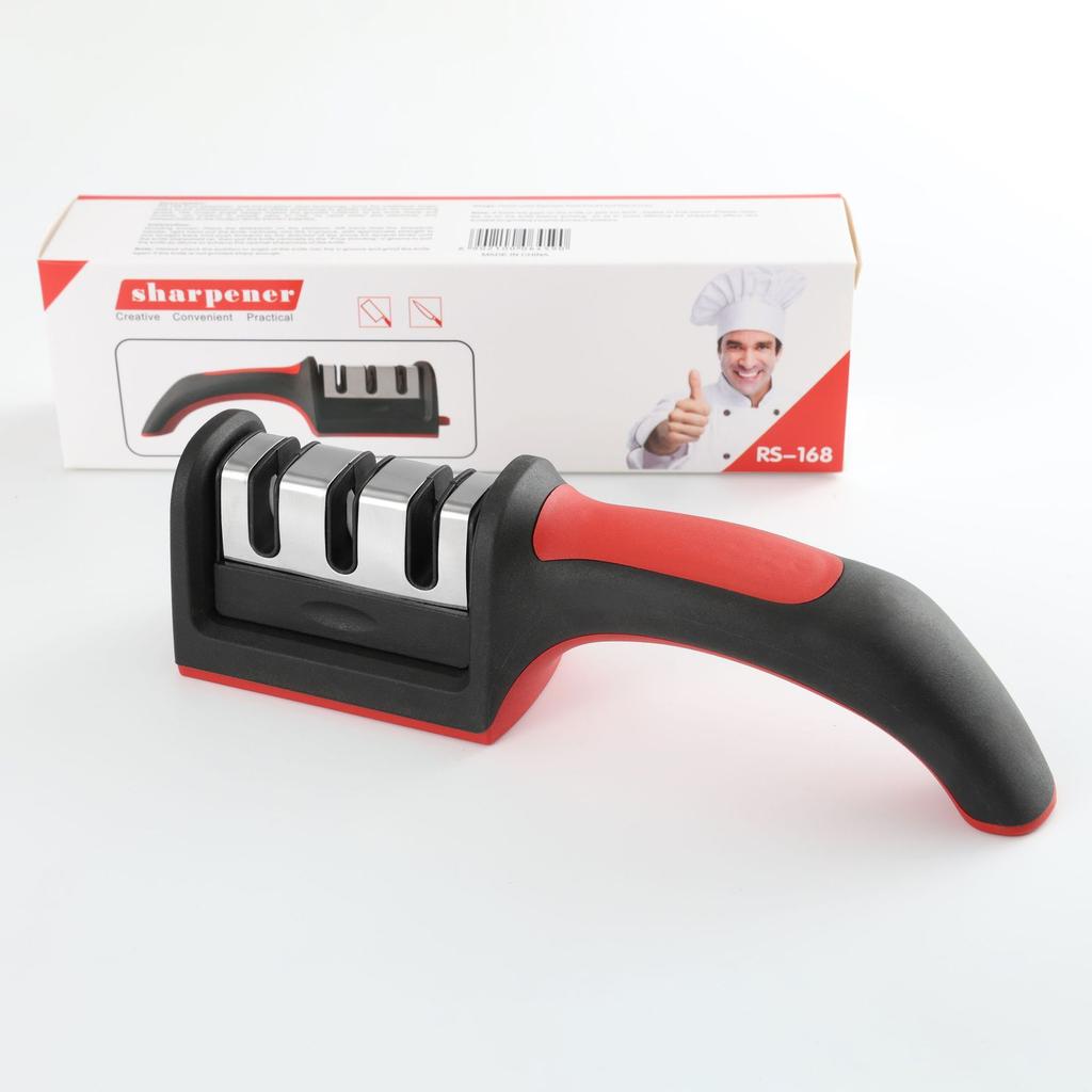 Home Knife Sharpener Multifunctional Detachable Grinding Stone Anti Slip Convenient Fast Efficient Kitchen Knife Sharpener Tool