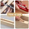 Center Gauge, Woodworking Center Scribe Offset scribing Centering Tool, can be Replaced with Different Specification Marking Rod (inch+metrication)