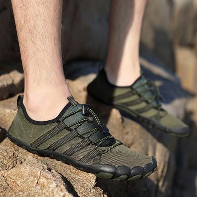 Ärmelfüße Paar Strandschuhe Schwimmschuhe Reise Angeln Yoga Herrenschuhe atmungsaktiv Fünf-Zehen Outdoor-Sport Bachschuhe