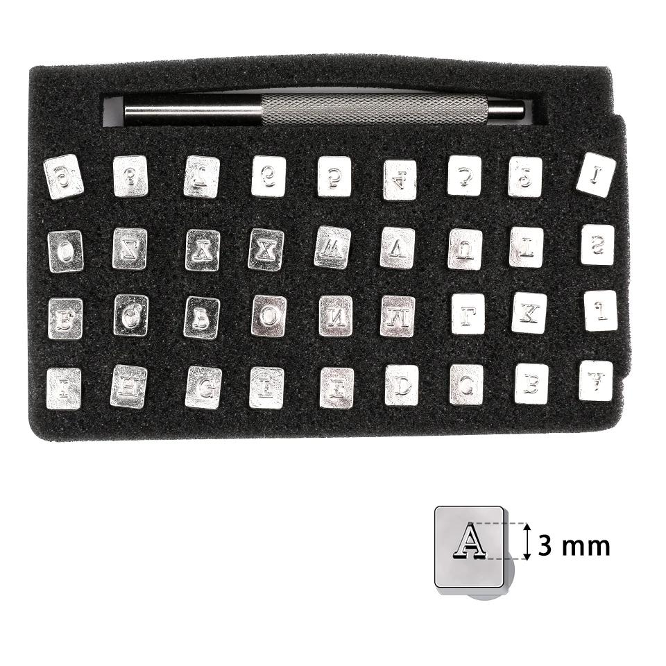 

Fenrry Leather Stamping Tools with Letters Numbers and Patterns Leather Punch Tools Leather Carving Tools for Leather Working