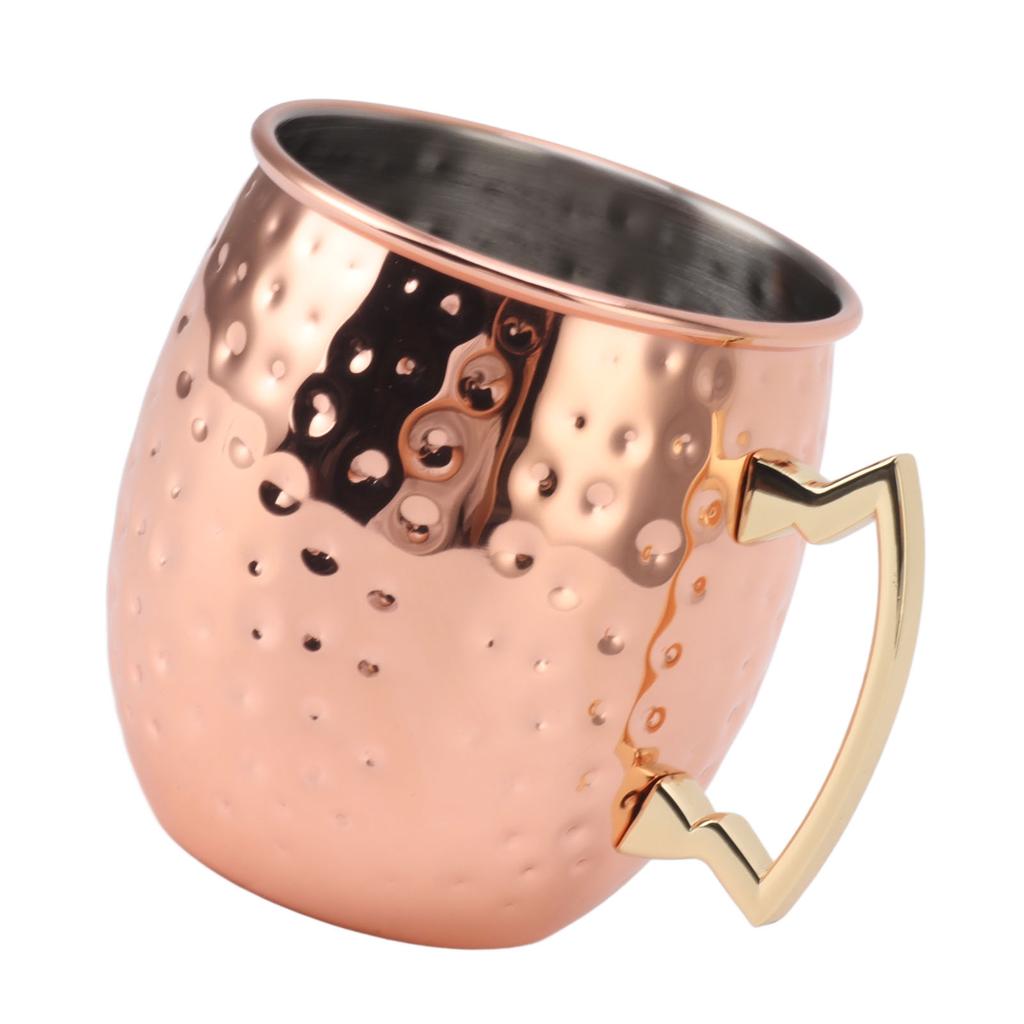 Moscow Mule Mug 600ml Capacity Stainless Steel Beer Cocktail Cup Drink Mug for Home Bar