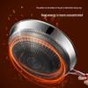 34cm 304 Stainless Steel Honeycomb Wok