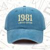 pc  LIMITED EDITION Vintage Washed Cap Unisex Solid Baseball Hat AllSeason Wear Ideal Gift for Weddings Parties Birt