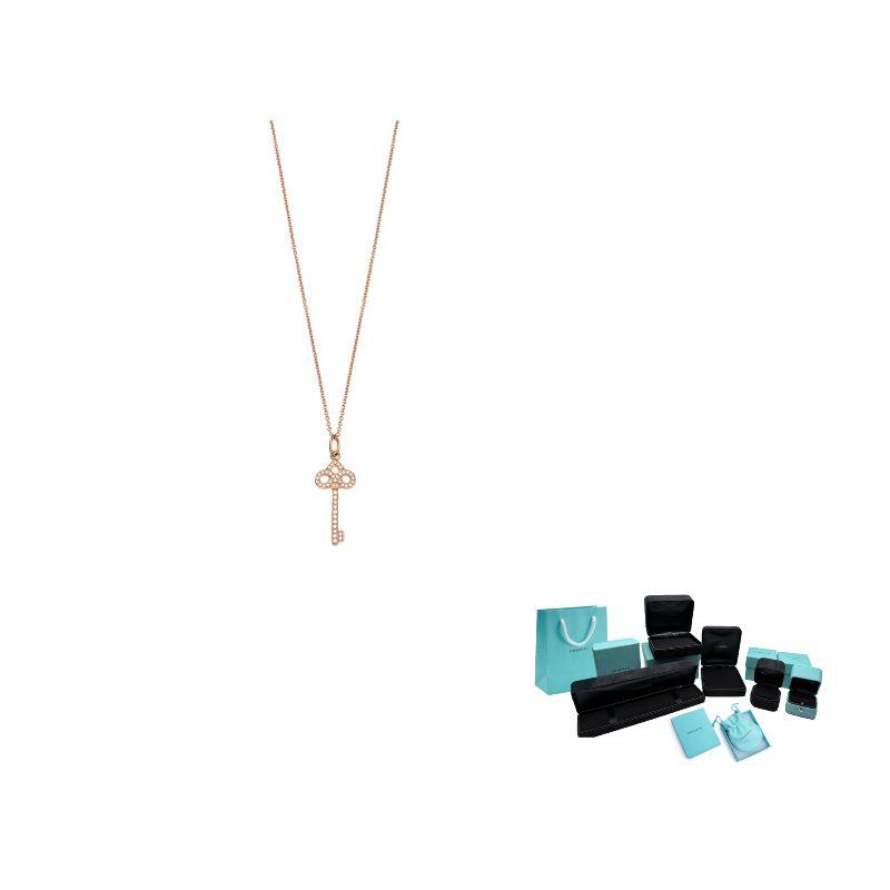 TIFFANY & CO . Kluczyki Naszyjniki Damskie GRP11366