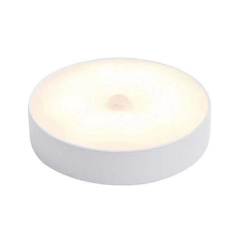 

USB Rechargeable LED Night Light Motion Sensor Magnetic Wireless Lamp, Warm White No Flicker for Closet Bed Cabinet Auto-on model жовтий
