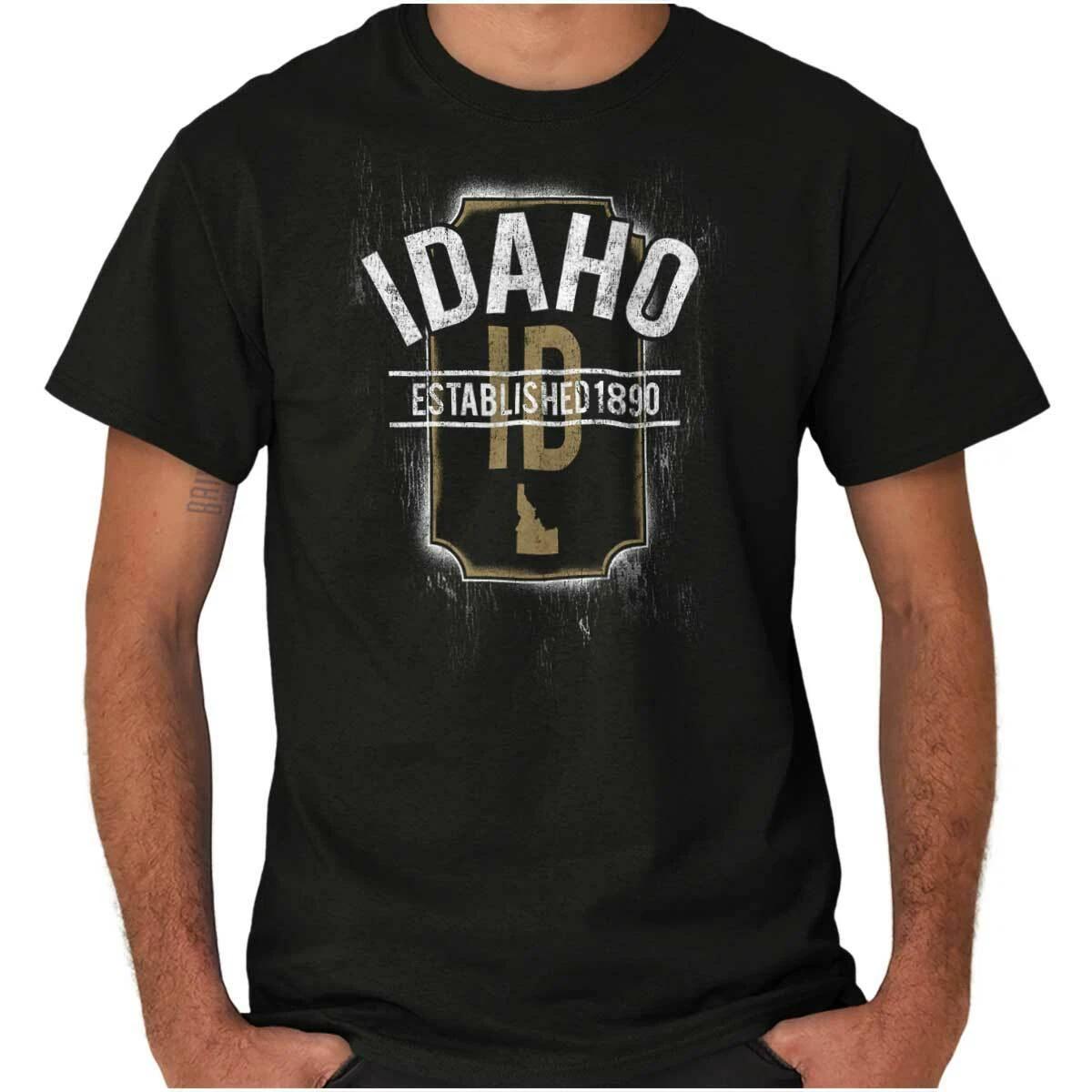 Vintage Idaho Classic Travel Souvenir ID Womens or Mens Crewneck T Shirt Tee L