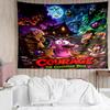 1PC Courage Dog Moonlit Adventure Tapestry Accessories Playroom Tapestry, for Bedroom,Livingroom, Dormitory Room Wall Decor Fan Birthday Gifts
