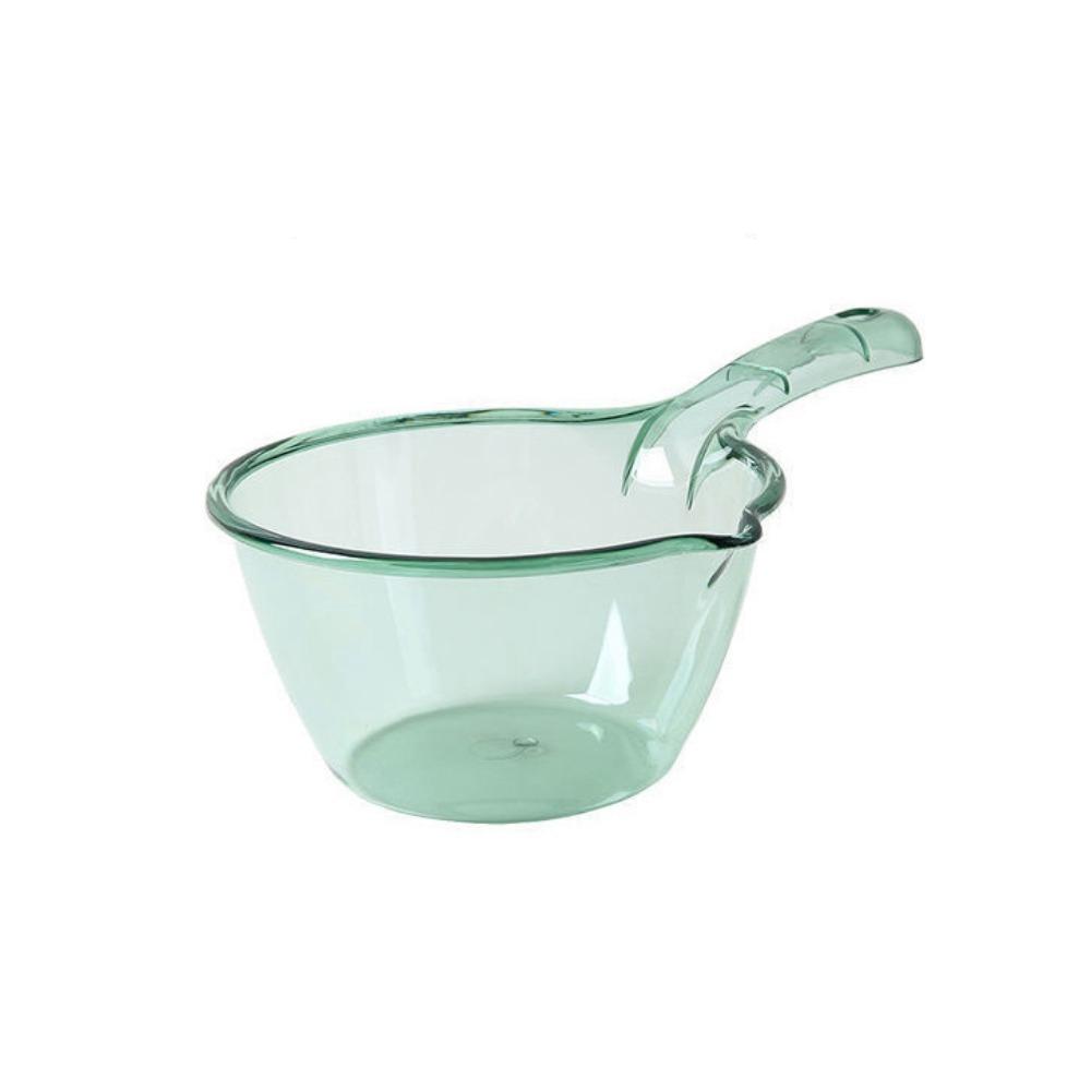 

Transparent Water Scoop Plastic Bath Water Spoon Portable Water Dipper Outdoor