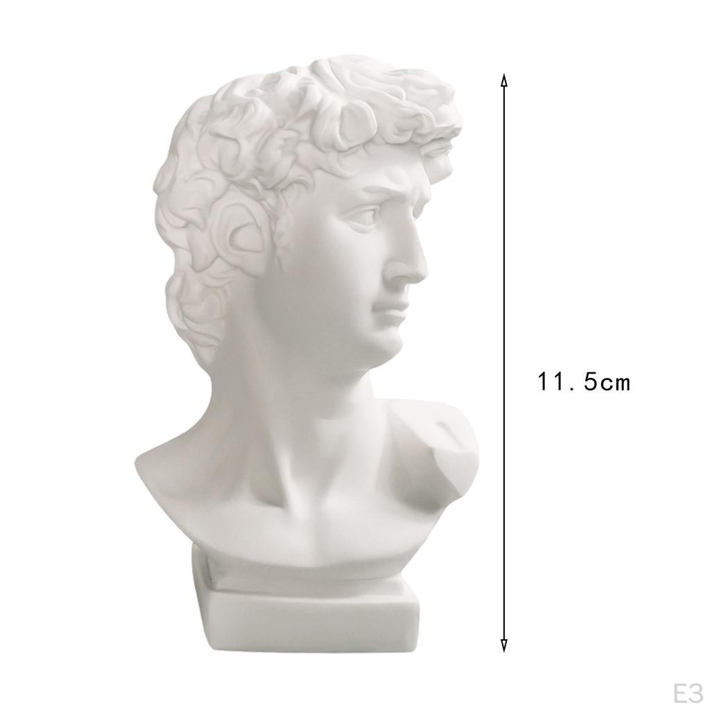 Bust Statue Flower Vase Figurines Sculpture Brushes Holder Resin Er Makeup Pen